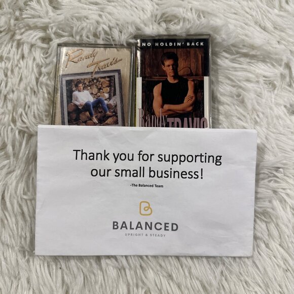 Randy Travis tape set No Holdin Back and old 8x10 tested working - Picture 6 of 6